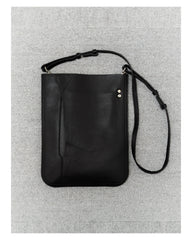 1DYLL - 1ds DIMPLE FLAP CROSSBODY –BLACK CALF LEATHER