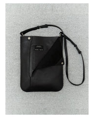 1DYLL - 1ds DIMPLE FLAP CROSSBODY –BLACK CALF LEATHER
