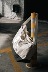 LAMINATED FABRIC x VINTAGE FABRIC BAG