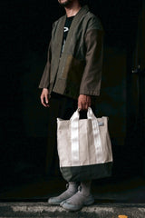 LAMINATED FABRIC x VINTAGE FABRIC BAG