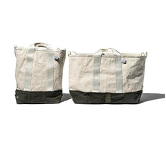 LAMINATED FABRIC x VINTAGE FABRIC BAG