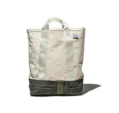 LAMINATED FABRIC x VINTAGE FABRIC BAG