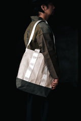 LAMINATED FABRIC x VINTAGE FABRIC BAG