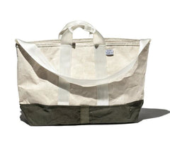 LAMINATED FABRIC x VINTAGE FABRIC BAG
