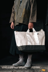 LAMINATED FABRIC x VINTAGE FABRIC BAG