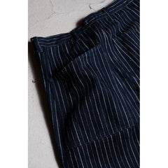 Porter Classic 21A/W Disney Mickey Mouse/Ohariko Collection Stripe Denim Pants 吉田克幸 迪士尼米老鼠小針縫條紋丹寧氣球褲(商品在海葵工作室)