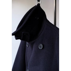 YAECA Like Wear Wool Navy Pea Coat